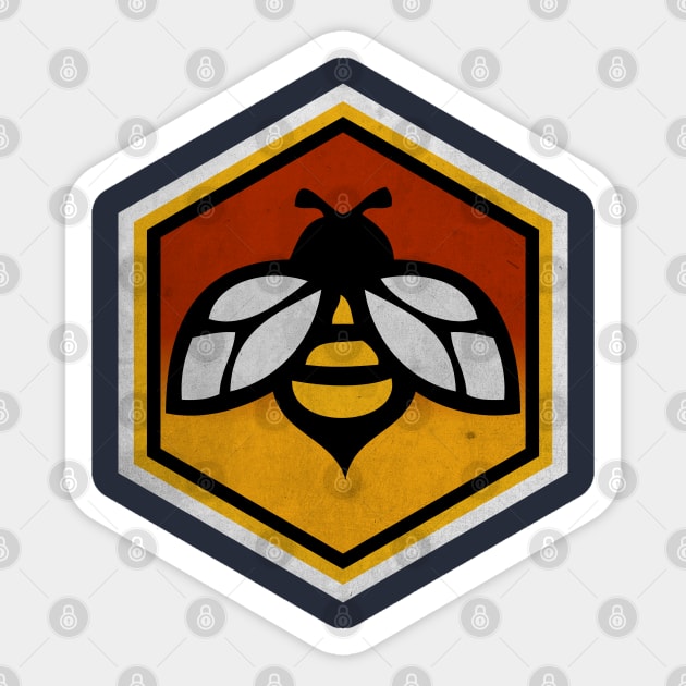 Bees Ultimate Frisbee Sticker by CTShirts